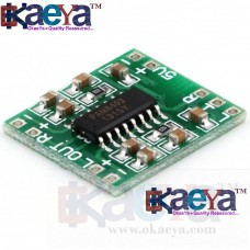 OkaeYa 2 Channels 3W Digital Power PAM8403 Class D Audio Module Amplifier Board USB DC 5V Mini Class-D Digital Amplifier Board LCD